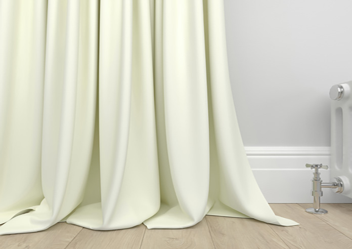 Kyoto Faux Silk, White - Made to Measure Curtains - Image 6